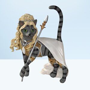 Hamilton DIVINE FELINE Collection Cat-Athena Goddess Cat Collectible FIGURINE